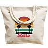 Geanta Canvas Tote pentru femei, model Retro, 40x51 cm, Bej, BEKZ® 17 model Retro
