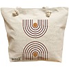 Geanta Canvas Tote pentru femei, model Sunshine Arches, 40x51 cm, Bej, BEKZ® 16 Geanta Canvas Tote pentru femei