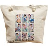 Geanta Canvas Tote pentru femei, model BTS Army 11, 40x51 cm, Bej, BEKZ® 16 Geanta Canvas Tote pentru femei