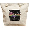 Geanta de Plaja Canvas Tote pentru femei, model Celestial Eye 2, 40x51 cm, Bej, BEKZ® 16 Geanta Canvas Tote pentru femei