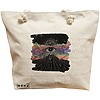 Geanta Canvas Tote pentru femei, model Celestial Eye 3, 40x51 cm, Bej, BEKZ® 16 Geanta Canvas Tote pentru femei