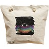 Geanta Canvas Tote pentru femei, model Celestial Eye 5, 40x51 cm, Bej, BEKZ® 17 Geanta Canvas Tote pentru femei