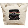 Geanta Canvas Tote pentru femei, model Celestial Eye 9, 40x51 cm, Bej, BEKZ® 16 Geanta Canvas Tote pentru femei