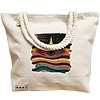 Geanta Canvas Tote pentru femei, model Celestial Eye 16, 40x51 cm, Bej, BEKZ® 17 model Celestial Eye 16