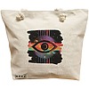 Geanta Canvas Tote pentru femei, model Celestial Eye 17, 40x51 cm, Bej, BEKZ® 17 Geanta Canvas Tote pentru femei