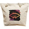 Geanta Canvas Tote pentru femei, model Celestial Eye 18, 40x51 cm, Bej, BEKZ® 16 Geanta Canvas Tote pentru femei