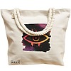 Geanta Canvas Tote pentru femei, model Celestial Eye 18, 40x51 cm, Bej, BEKZ® 17 model Celestial Eye 18