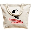 Geanta Canvas Tote pentru femei, model Find what you love and let it kill you, 40x51 cm, Bej, BEKZ® 17 model Find what you love and let it kill you
