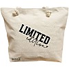 Geanta Canvas Tote pentru femei, model Limited Edition, 40x51 cm, Bej, BEKZ® 16 Geanta Canvas Tote pentru femei