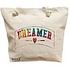 Geanta Canvas Tote pentru femei, model Dreamer, 40x51 cm, Bej, BEKZ® 16 Geanta Canvas Tote pentru femei
