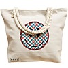 Geanta Canvas Tote pentru femei, model Pattern, 40x51 cm, Bej, BEKZ® 17 model Pattern