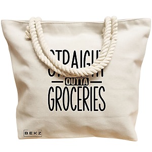 model Straight Outta Groceries