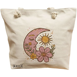 Geanta Canvas Tote pentru femei Sunny Moon