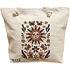 Geanta Canvas Tote pentru femei Happy Sun 3, 40x51 cm, Bej, BEKZ® 16 Geanta Canvas Tote pentru femei Happy Sun 3