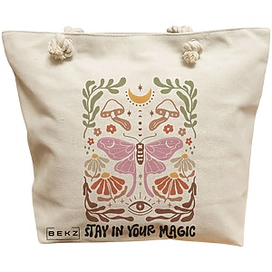 Geanta Canvas Tote pentru femei Boho Style 4