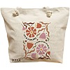 Geanta Canvas Tote pentru femei Boho Style 7, 40x51 cm, Bej, BEKZ® 16 Geanta Canvas Tote pentru femei Boho Style 7