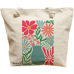 Geanta Canvas Tote pentru femei Boho Style 17