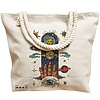 Geanta Canvas Tote pentru femei Energy Mood, 40x51 cm, Bej, BEKZ® 17 40x51 cm