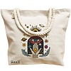 Geanta Canvas Tote pentru femei Energy Mood 3, 40x51 cm, Bej, BEKZ® 17 40x51 cm