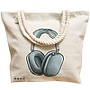 Geanta Canvas Tote pentru femei Travel Girl 16, 40x51 cm, Bej, BEKZ® 17 40x51 cm