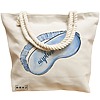 Geanta Canvas Tote pentru femei Travel Girl 17, 40x51 cm, Bej, BEKZ® 17 40x51 cm