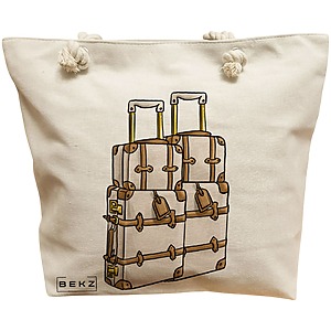 Geanta Canvas Tote pentru femei Travel Girl 17