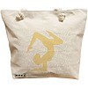 Geanta Canvas Tote pentru femei Yoga 3, 40x51 cm, Bej, BEKZ® 16 Geanta Canvas Tote pentru femei Yoga 3