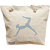Geanta Canvas Tote pentru femei Yoga 5, 40x51 cm, Bej, BEKZ® 16 Geanta Canvas Tote pentru femei Yoga 5