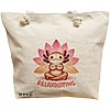 Geanta Canvas Tote pentru femei Yoga Relaxoloting, 40x51 cm, Bej, BEKZ® 16 Geanta Canvas Tote pentru femei Yoga Relaxoloting