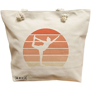Geanta Canvas Tote pentru femei Yoga 6