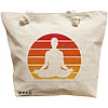 Geanta Canvas Tote pentru femei Yoga 7, 40x51 cm, Bej, BEKZ® 16 Geanta Canvas Tote pentru femei Yoga 7