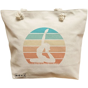 Geanta Canvas Tote pentru femei Yoga 8