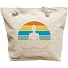 Geanta Canvas Tote pentru femei Yoga 9, 40x51 cm, Bej, BEKZ® 16 Geanta Canvas Tote pentru femei Yoga 9