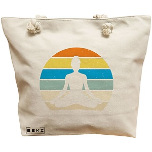 Geanta Canvas Tote pentru femei Yoga 9
