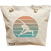Geanta Canvas Tote pentru femei Yoga 10, 40x51 cm, Bej, BEKZ® 16 Geanta Canvas Tote pentru femei Yoga 10