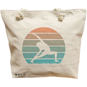 Geanta Canvas Tote pentru femei Yoga 10