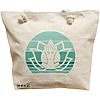 Geanta Canvas Tote pentru femei Yoga 13, 40x51 cm, Bej, BEKZ® 16 Geanta Canvas Tote pentru femei Yoga 13