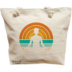 Geanta Canvas Tote pentru femei Yoga 14