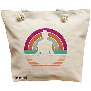 Geanta Canvas Tote pentru femei Yoga 17