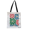 Geanta Canvas Tote pentru femei Boho Style 12, 38x34.5 cm, Alba, BEKZ®
