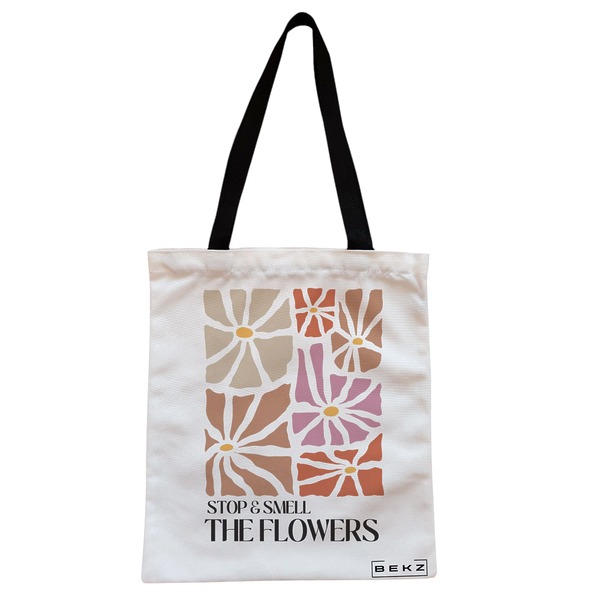 Geanta Canvas Tote pentru femei Boho Style 3, 38x34.5 cm, Alba, BEKZ® 1 Geanta Canvas Tote pentru femei Boho Style 3 38x34.5 cm Alba BEKZ®