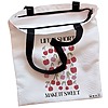 Geanta Canvas Tote pentru femei Boho Style 6 38x34.5 cm Alba BEKZ® 1