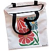 Geanta Canvas Tote pentru femei Boho Style 9 38x34.5 cm Alba BEKZ® 1