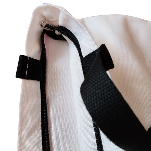 Geanta Canvas Tote pentru femei, Cu litera F in Coronita Florala, 38x34.5 cm, Alba, BEKZ® 3 Geanta Canvas Tote pentru femei Cu litera F in Coronita Florala 38x34.5 cm Alba BEKZ® 2