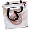 Geanta Canvas Tote pentru femei, Cu litera K si Mandala, 38x34.5 cm, Alba, BEKZ® 5 Geanta Canvas Tote pentru femei Cu litera K si Mandala 38x34.5 cm Alba BEKZ® 1