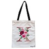 Geanta Canvas Tote pentru femei, Cu litera X Rose Gold si Trandafiri, 38x34.5 cm, Alba, BEKZ® 4 Geanta Canvas Tote pentru femei Cu litera X Rose Gold si Trandafiri 38x34.5 cm Alba BEKZ®