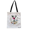 Geanta Canvas Tote pentru femei, Cu litera Y in Coronita Florala, 38x34.5 cm, Alba, BEKZ® 4 Geanta Canvas Tote pentru femei Cu litera Y in Coronita Florala 38x34.5 cm Alba BEKZ®