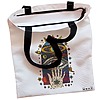 Geanta Canvas Tote pentru femei Energy Mood 4 38x34.5 cm Alba BEKZ® 1