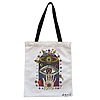 Geanta Canvas Tote pentru femei Energy Mood 4 38x34.5 cm Alba BEKZ®