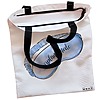 Geanta Canvas Tote pentru femei Travel Girl 17 38x34.5 cm Alba BEKZ® 1